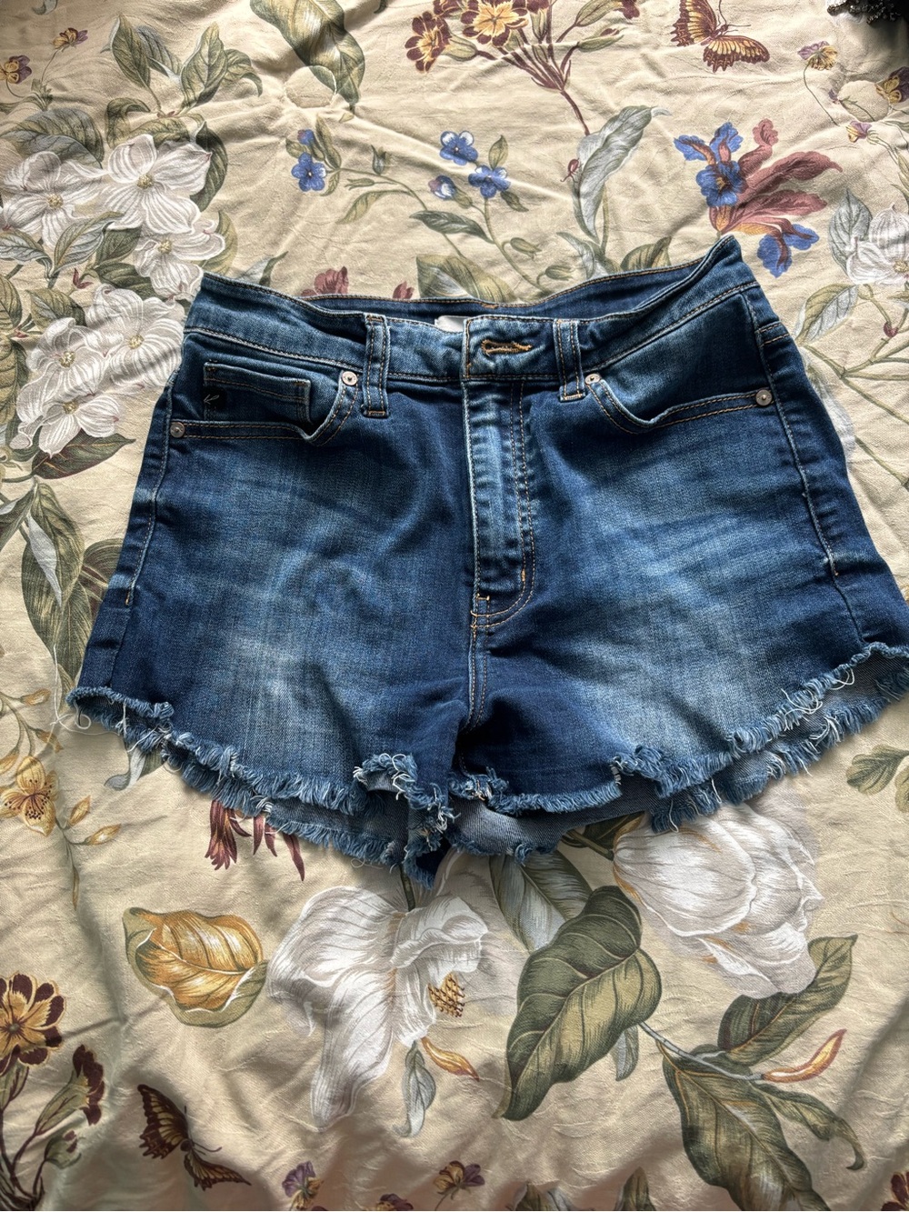 KanCan shorts in Faded Blue Denim